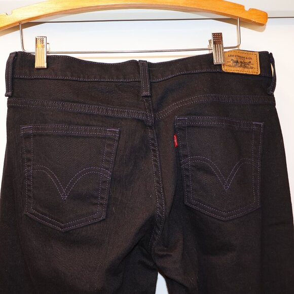 Levis 515 Womens Bootcut Black Denim Jeans Size 8M Made In Colombia - Picture 8 of 15